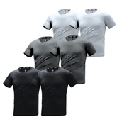 T-SHIRT EN FIBRE DE BAMBOU | BAMBOU SHIRT 6-PACK MIX