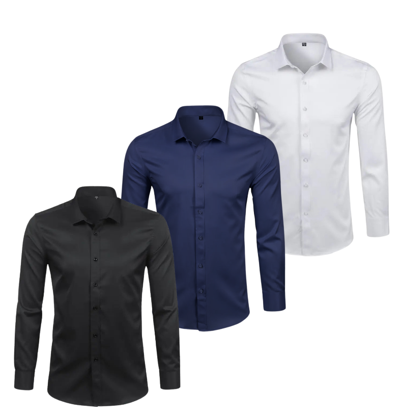 CHEMISE HABILLÉE ÉLASTIQUE | ELASTECH 3-PACK MIX