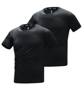 T-SHIRT EN FIBRE DE BAMBOU | BAMBOU SHIRT 2-PACK NOIR