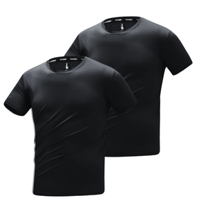 T-SHIRT EN FIBRE DE BAMBOU | BAMBOU SHIRT 2-PACK NOIR