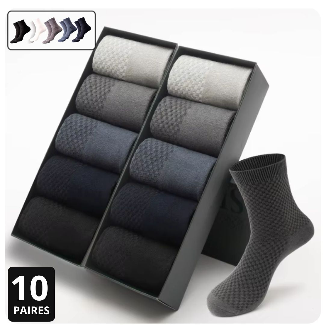 KIT DE CHAUSSETTES RESPIRANTES | 10-PACK