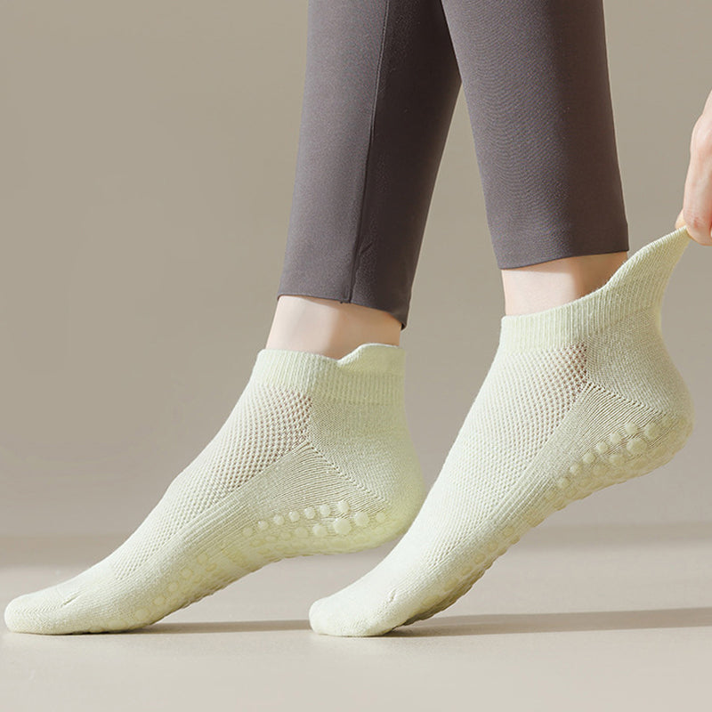 Chaussettes Respirantes De Couleur Unie
