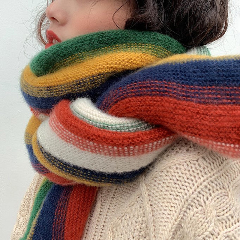 Écharpe Chaude Colorée