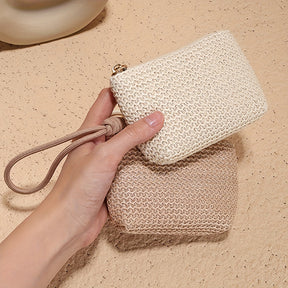 Porte-Monnaie Vintage En Paille