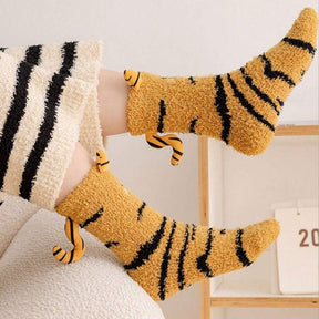 Chaussettes Chaudes De Dessin Animé