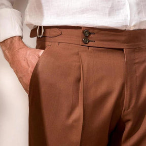 Pantalona de linho Gold Coast