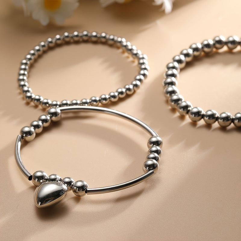 Bracelet Perlé Cœur
