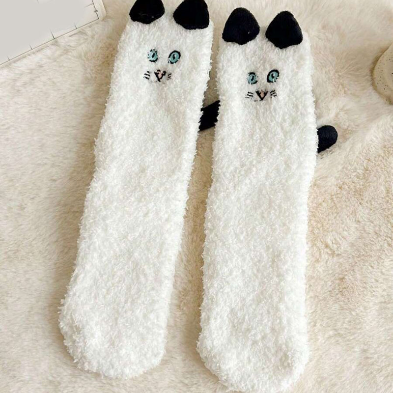 Chaussettes Chaudes De Dessin Animé