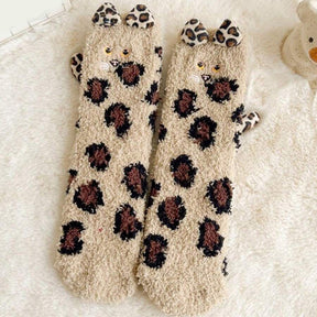 Chaussettes Chaudes De Dessin Animé