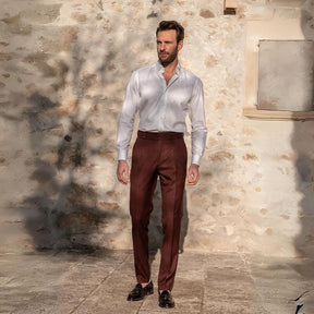 Pantalona de linho Gold Coast