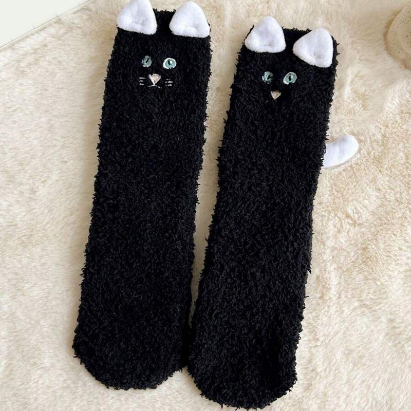 Chaussettes Chaudes De Dessin Animé