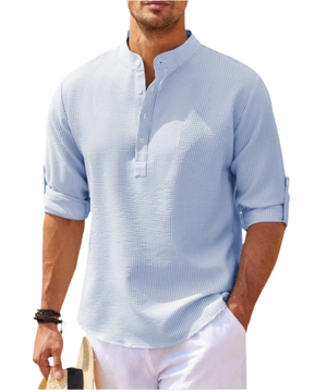 Camisa pólo de manga comprida