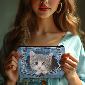 Sac À Motif De Chat Créatif