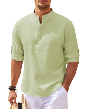 Camisa pólo de manga comprida