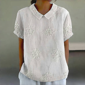 Blouse Vintage À Imprimé Floral