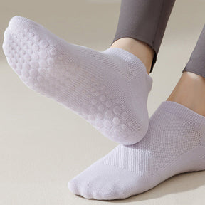 Chaussettes Respirantes De Couleur Unie