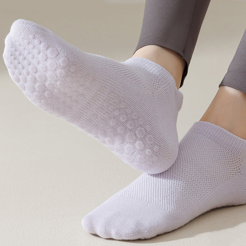 Chaussettes Respirantes De Couleur Unie