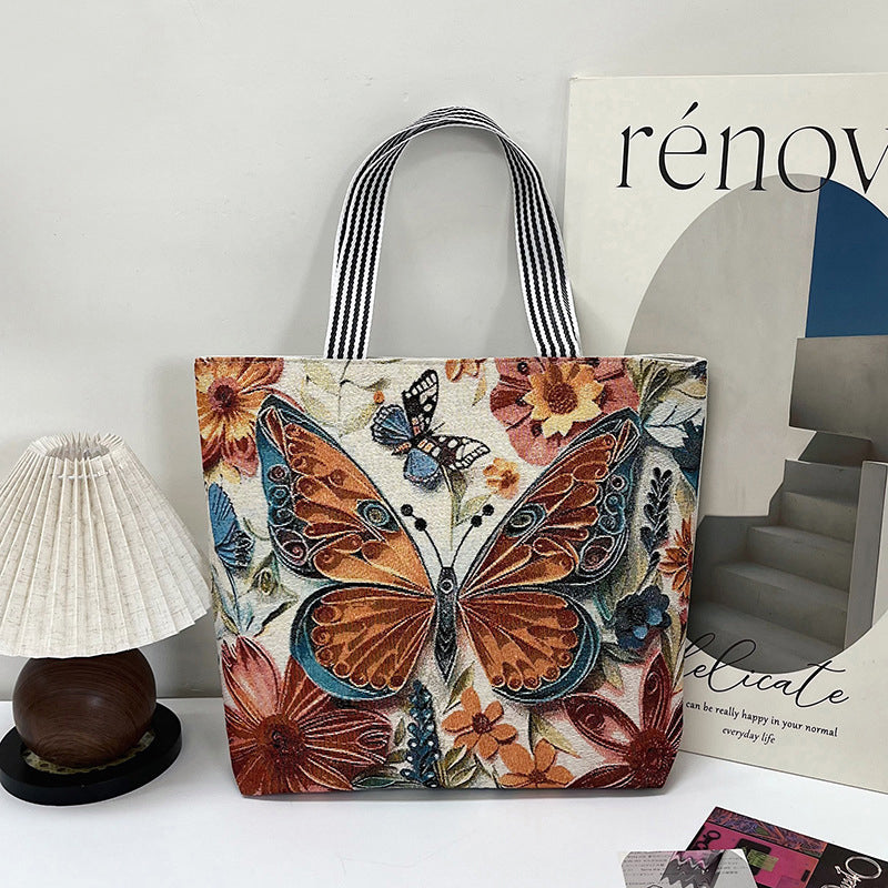 Sac En Toile Décontracté Vintage