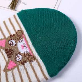 Chaussettes Décontractées À Motif Chat