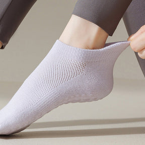 Chaussettes Respirantes De Couleur Unie