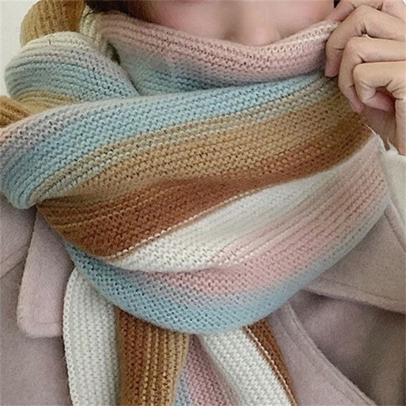 Écharpe Chaude Colorée