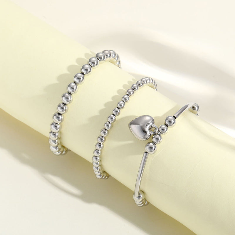 Bracelet Perlé Cœur