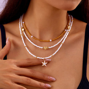 Collier Perlé Bohème Vintage
