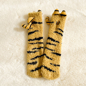 Chaussettes Chaudes De Dessin Animé