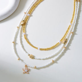 Collier Perlé Bohème Vintage