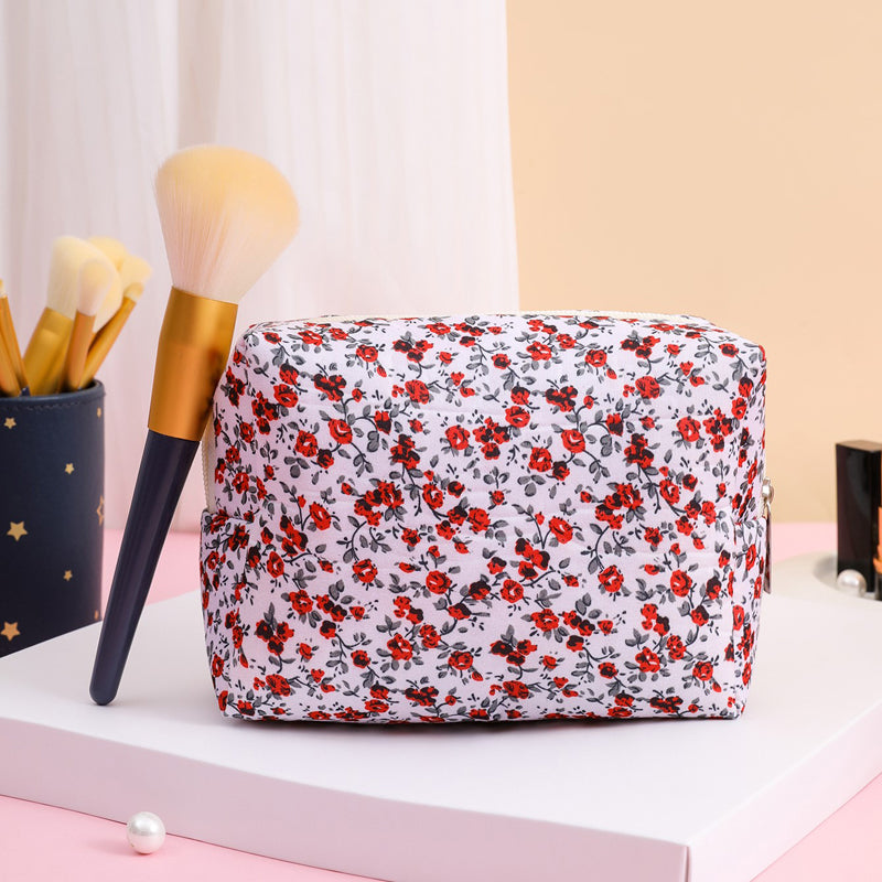Trousse De Maquillage À Imprimé Floral