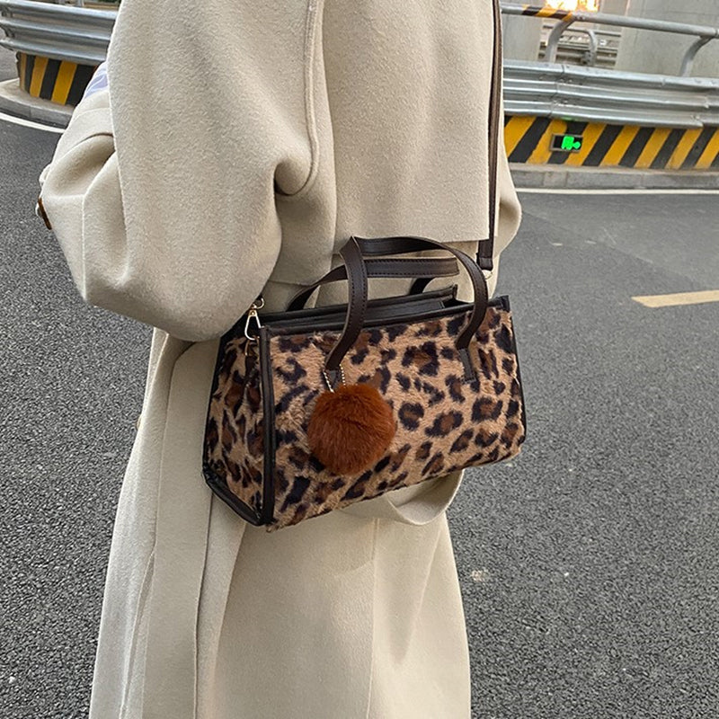 Sac Léopard Vintage