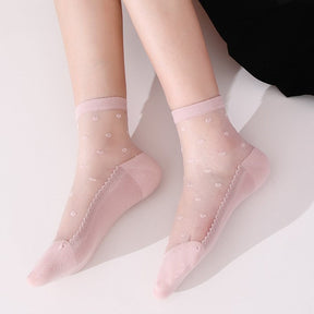 Chaussettes Respirantes À Pois
