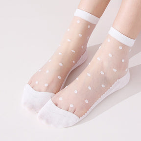 Chaussettes Respirantes À Pois