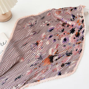 Écharpe À Imprimé Floral Vintage