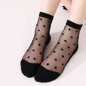 Chaussettes Respirantes À Pois