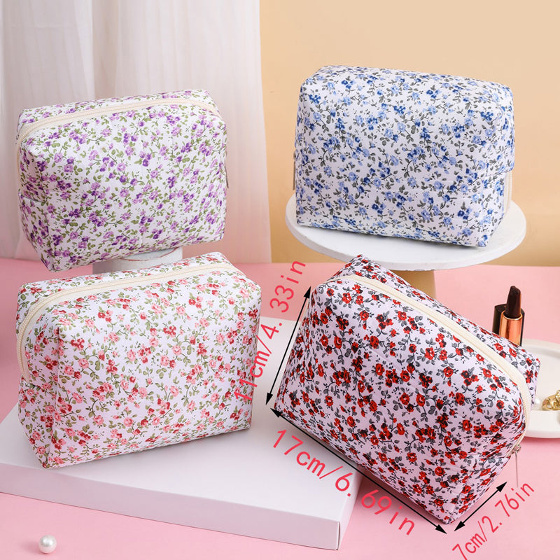 Trousse De Maquillage À Imprimé Floral