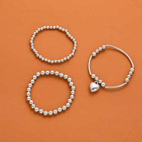 Bracelet Perlé Cœur