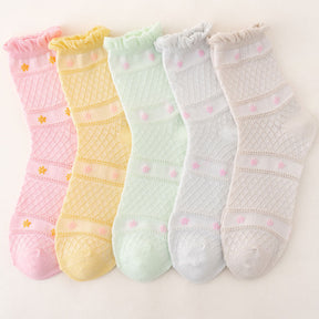 Chaussettes Fleuries Respirantes
