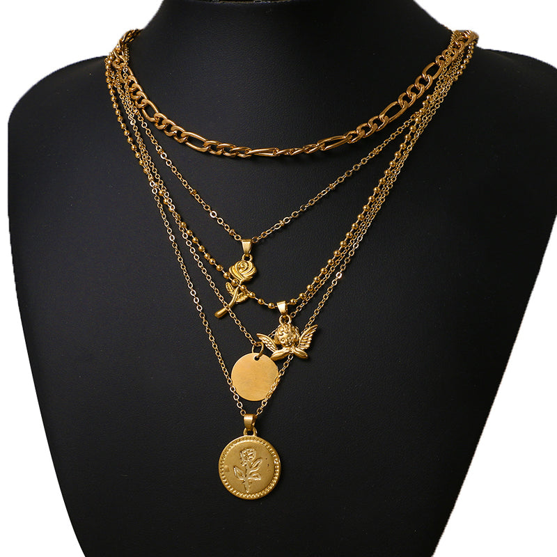 Collier Pendentif Bohème Vintage