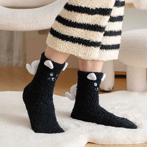 Chaussettes Chaudes De Dessin Animé