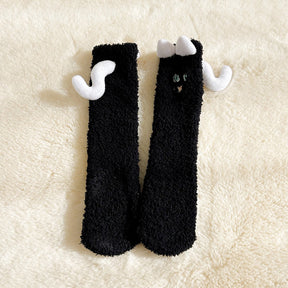 Chaussettes Chaudes De Dessin Animé
