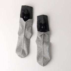 Chaussettes Créatives À Motif De Chat