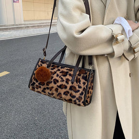 Sac Léopard Vintage