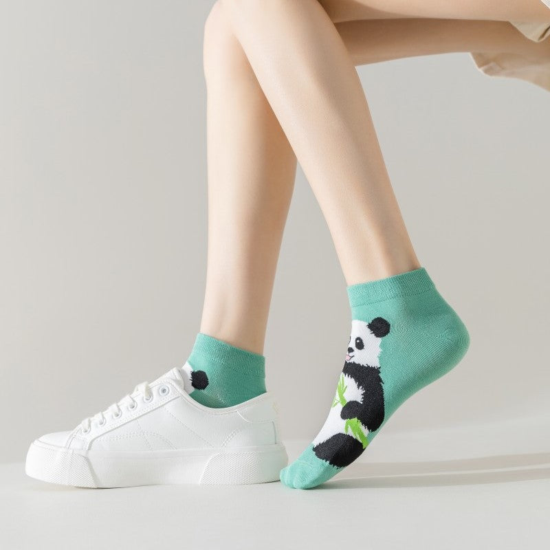 Chaussettes Décontractées À Motif Panda