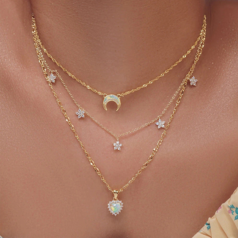 Collier Pendentif Bohème Vintage