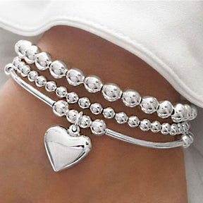 Bracelet Perlé Cœur