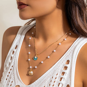 Collier Pendentif Bohème Vintage