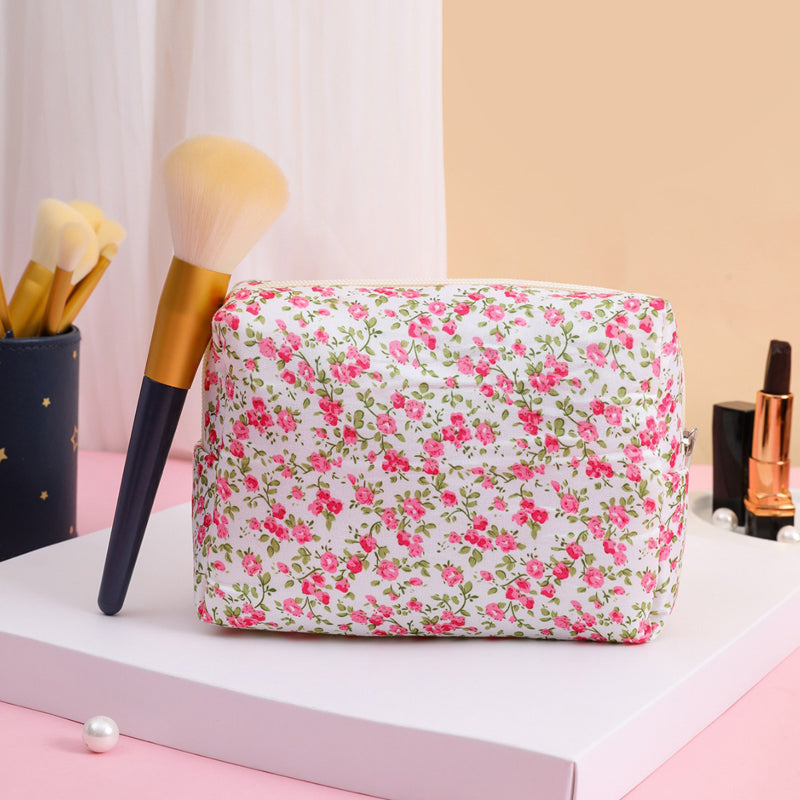 Trousse De Maquillage À Imprimé Floral