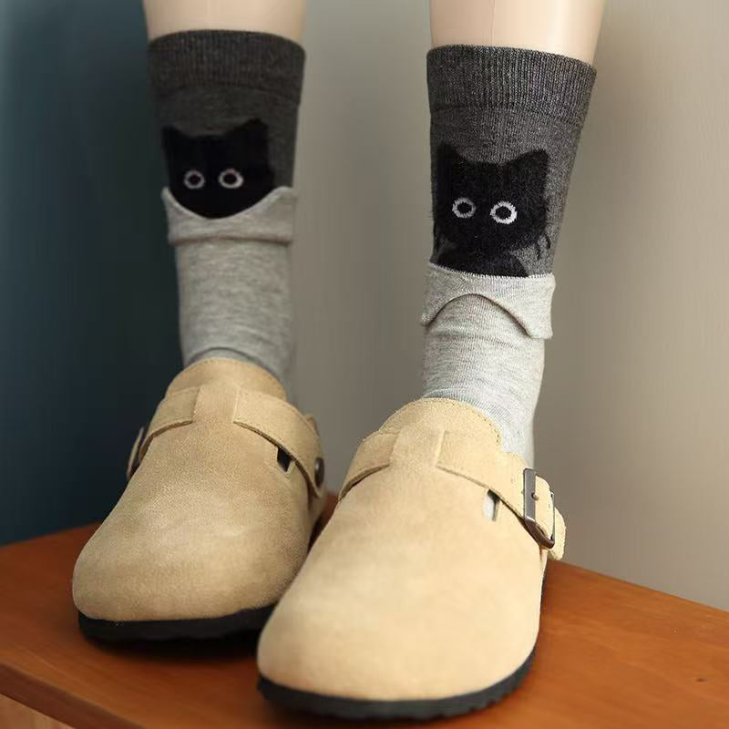 Chaussettes Créatives À Motif De Chat