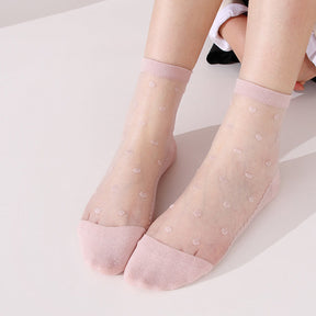Chaussettes Respirantes À Pois